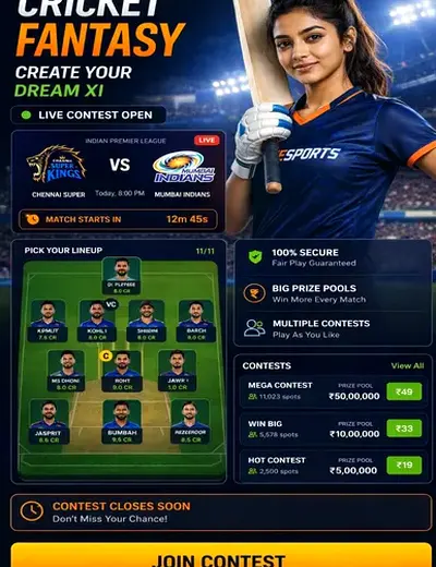 LUCKY379 (lucky 379 apk) fantasy cricket & matchday visual 3